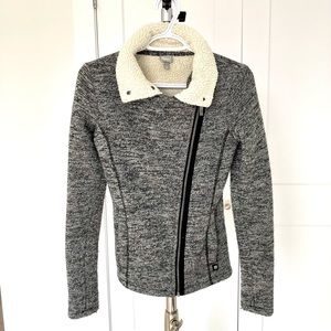 Fitted Bench Knit Jacket - Grey - XS